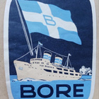 Bore - liimamerkki. laivamerkki, käyttämätön - pikkukuva 1