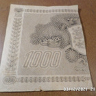 1000 mk 1922 Setelinleikkaus Puolikas N 964444 RAM/Wah - pikkukuva 2