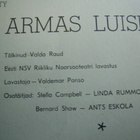 LINDA RUMMO - ANTS ESKOLA - ARMAS LUISKAJA  (LP) - pikkukuva 2