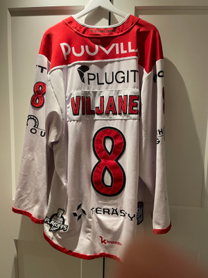 Valtteri Viljanen Ässät game worn pelipaita