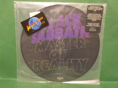 BLACK SABBATH - MASTER OF REALITY EX+ PICTURE VINYL 12"