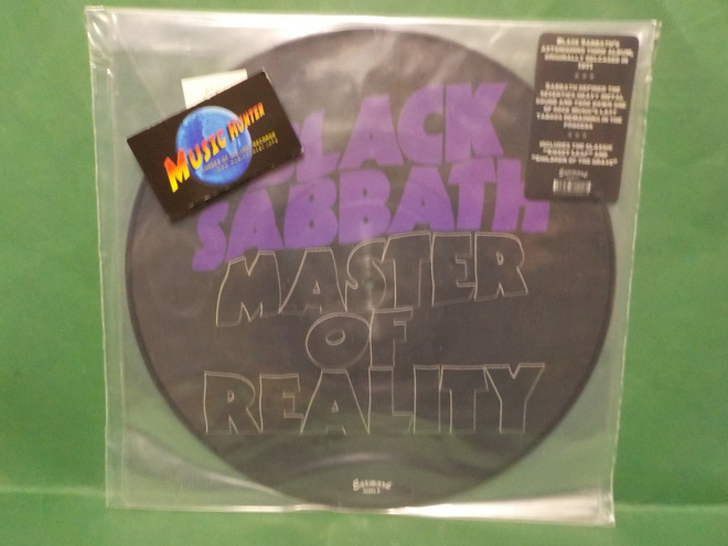 BLACK SABBATH - MASTER OF REALITY EX+ PICTURE VINYL 12"