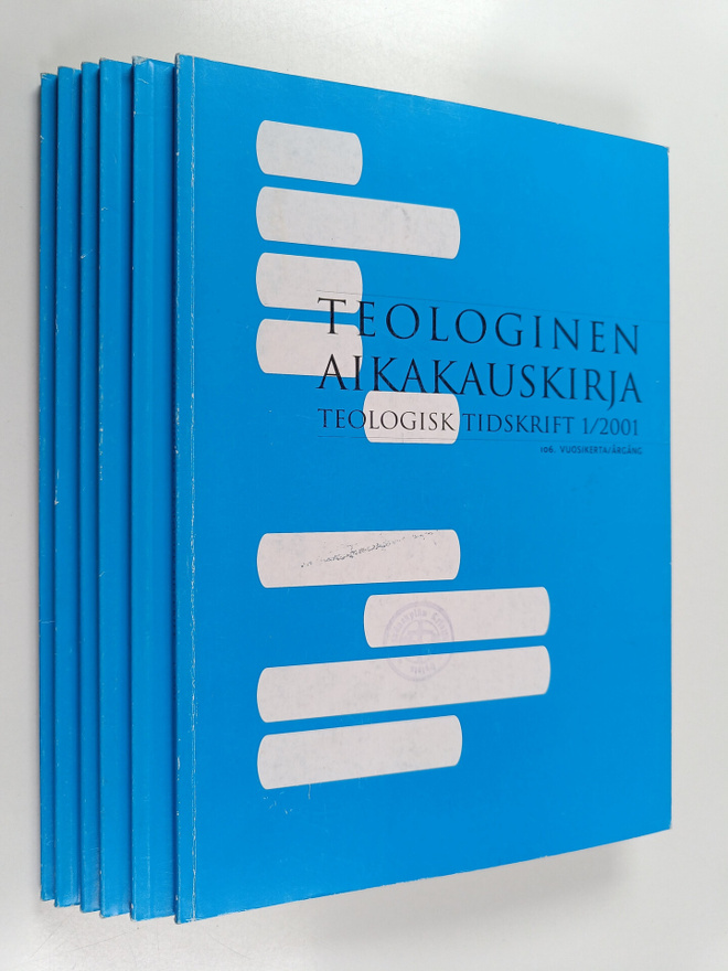 Teologinen aikakauskirja 1-6/2001