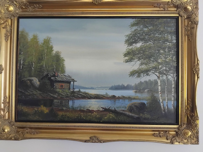 Öljyvärimaalaus Eero Hirvelä