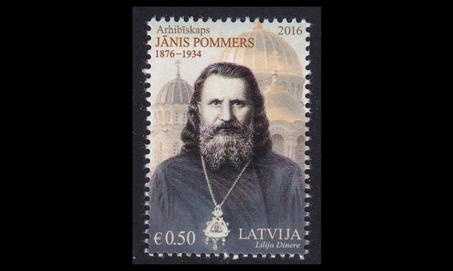 Latvia 994 ** Arkkipiispa J?nis Pommers (2016)