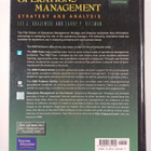 Lee J. Krajewski : Operations management : strategy and a... - pikkukuva 2