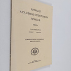 P. J. Myrberg : Annales Academiae Scientiarum Fennicae Se... - pikkukuva 1