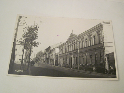 VANHA Postikortti Kuopio 1950-l Alkup.Mallikappale