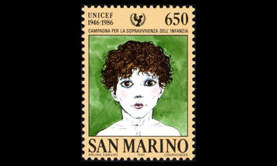 San Marino 1350 ** UNICEF 40v (1986)