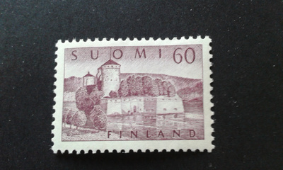 1957 olavinlinna 60mk**