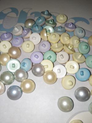 Pyöreä puolipallo nappi halkaisija 15mm