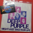 DEEP PURPLE - MIGHT JUST TAKE YOUR LIFE M-/EX- 7'' SINGLE - pikkukuva 1