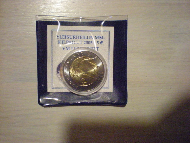 Yleisurheilun MM-kisat 2005 5 euroa