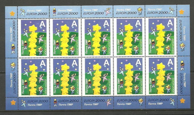 TRANSDNESTRIA Moldova EUROPA CEPT arkki 2000 **