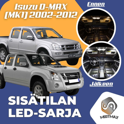 Isuzu D-MAX (MK1) Sisätilan LED-sarja 6-osainen