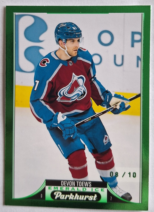 2022-23 Parkhurst - Emerald Ice 150  08/10 Devon Toews