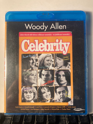 CELEBRITY, BluRay, Allen, DiCaprio, Theron, muoveissa