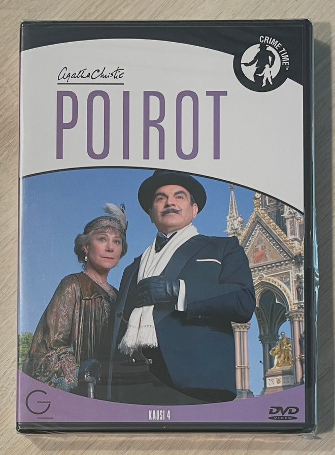 Agatha Christie: POIROT: Kausi 4 (2DVD) uusi ja muoveissa