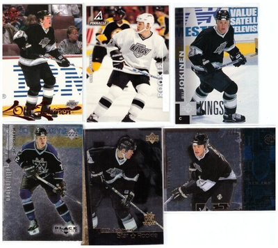 6 x OLLI JOKINEN Los Angeles Kings, Rookie Kortteja