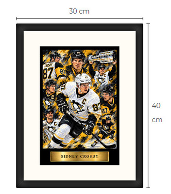 Uusi Sidney Crosby Pittsburgh NHL art print Limited Edition
