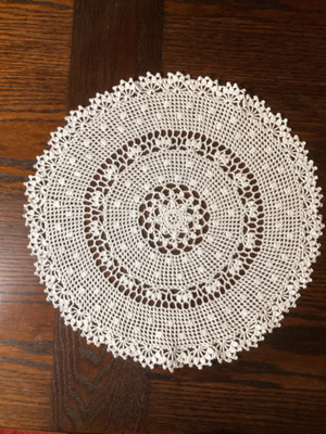 Pitsiliina (virkattu 6-säik.kalalanka) läpimitta 41cm