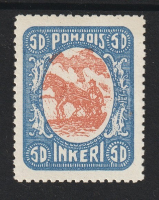 1920 Pohjois-Inkeri 50p leimaamattomana