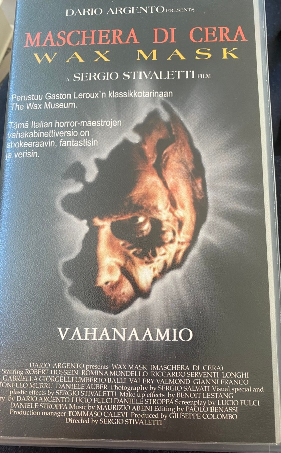 Vahanaamio Wax Mask (1997) Sf-VHS Dario Argento