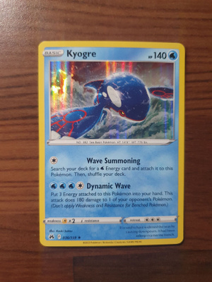 Pokemon Kyogre 036/159 holo rare