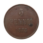 5 Penniä 1873 - Hyväkuntoinen! - pikkukuva 1