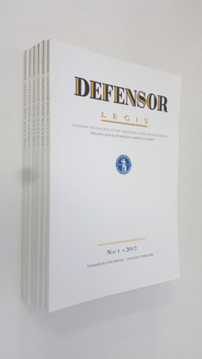 Defensor legis vuosikerta 2012 (n:o 1-6) : Suomen asianaj...