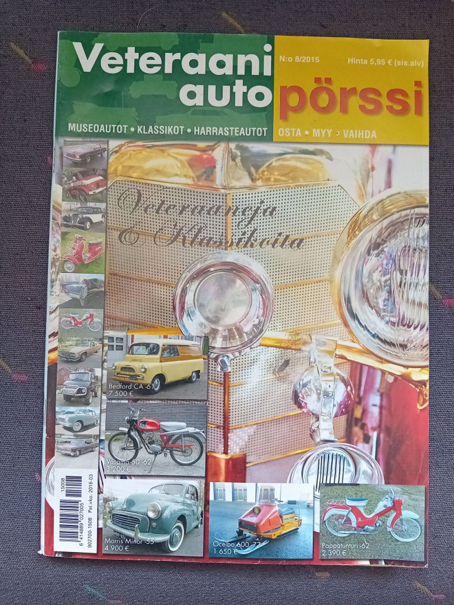 Autolehti Veteraani pörssi 2015