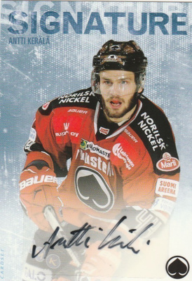 2016/17 Cardset Signature Antti Kerälä , Ässät
