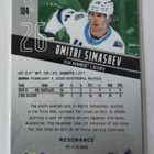 Dmitri Simashev 2025-26 SPx Rookies Resonance /150 - pikkukuva 2