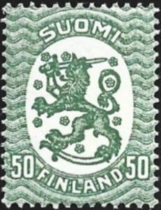 1929 M-17 Saarinen 50 p oliivinvihreä ** LaPe 102 B vp