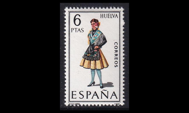 Espanja 1787 ** Kansanpukuja Huelva (1968)