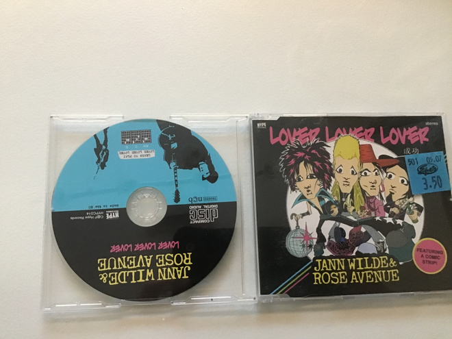 Jann Wilde & rose avenue . Lover lover lover CDS single
