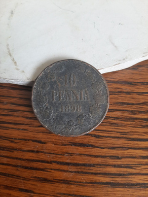 10 Penniä 1898