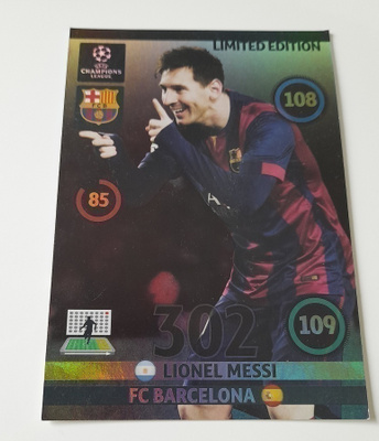 Iso Lionel Messi kortti - Champions League 2014-15