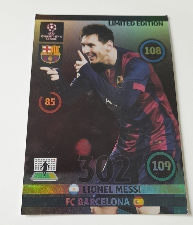 Iso Lionel Messi kortti - Champions League 2014-15