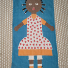 Keittiöpyyhe 39 x 75 cm, vintage - pikkukuva 1