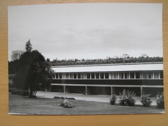 VANHA Postikortti Espoo Tapiola 1950-l Alkup. Mallikappale