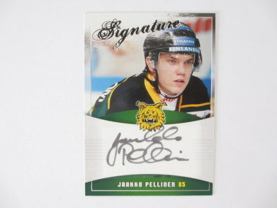 Jaakko Pellinen signature Cardset 2010-11 ILVES