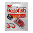 Reekin Bonefish USB2 Kortinlukija microSDHC, eri värejä UUSI - pikkukuva 2
