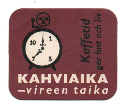 Kahvilappu KAHVIAIKA-vireen taika