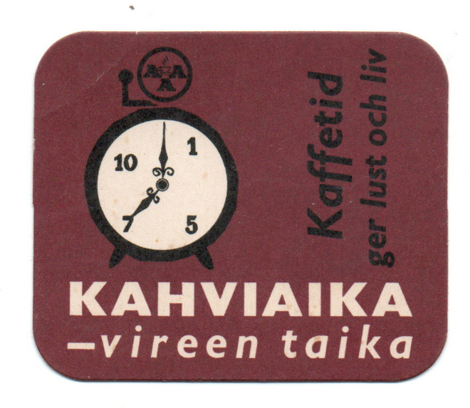Kahvilappu KAHVIAIKA-vireen taika