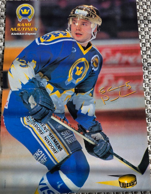 Sami Nuutinen Kiekko-Espoo -juliste