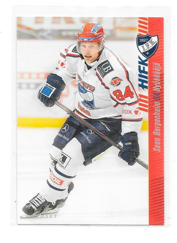2012-13 CardSet #191 Sean Bergenheim HIFK