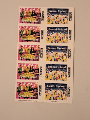 Postimerkit/ ikimerkit 10 kpl, postituoreet**