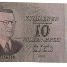 10 Markkaa 1963 Litt. A AÖ-sarjaa - pikkukuva 1