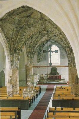 KIRKKOKORTTI - PERNIÖN KIRKKO - SISÄKUVA - 4